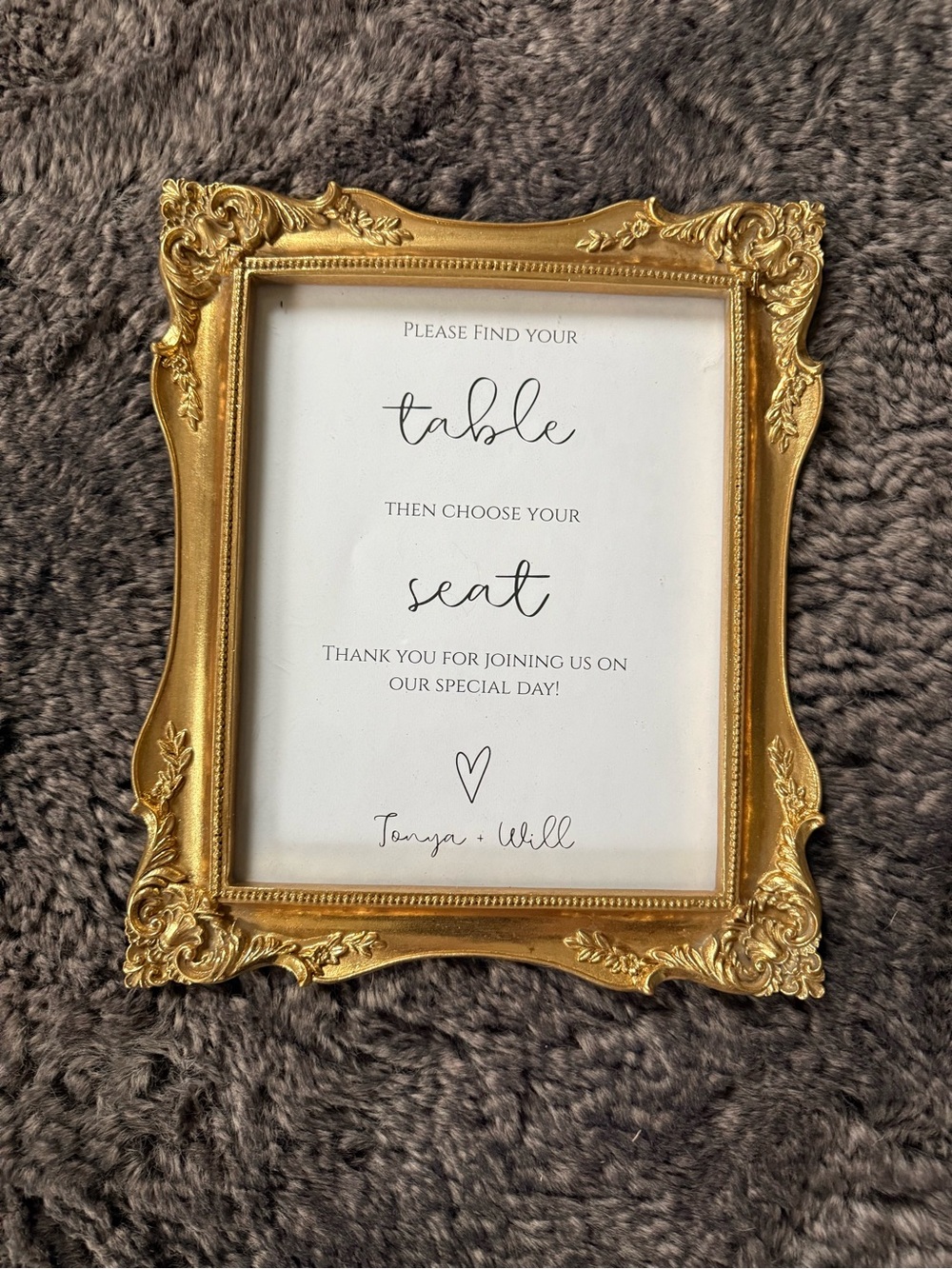 Ornate Gold Decorative Picture Frame